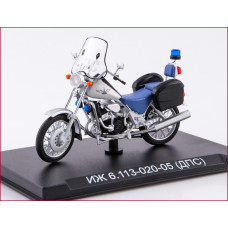 1:24 Motorcycle magazine #5s with souvenir Izh 6.113-020-05-DPS Police