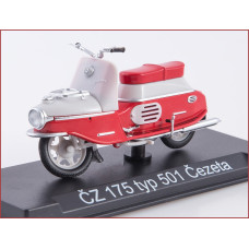 1:24 Motorcycle magazine #53 with souvenir Cezeta CZ 501 