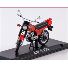 1:24 Motorcycle magazine #57 with souvenir Voskhod ZDK 4.105 "Sova"