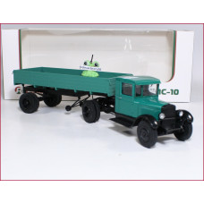 1:43 ZIS 10 tractor truck with semitrailer