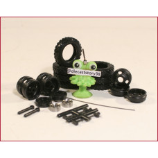 1:43 GAZ 53 mud wheel set K-55A