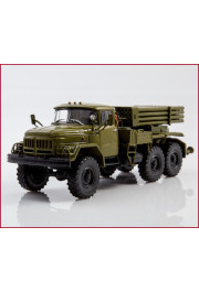 1:43 Magazine #49 with souvenir ZIL 131 Grad-1